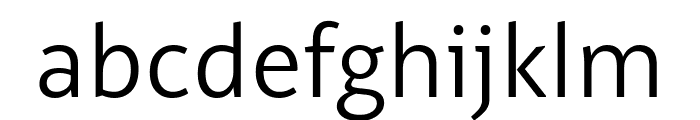 Alto Light Font LOWERCASE