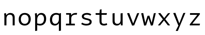 Alto Mono Normal Font LOWERCASE