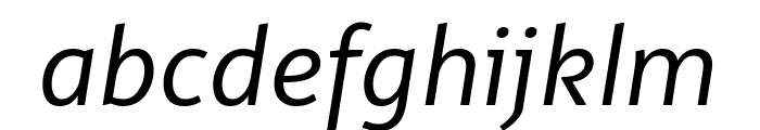 Alto Normal Italic Font LOWERCASE