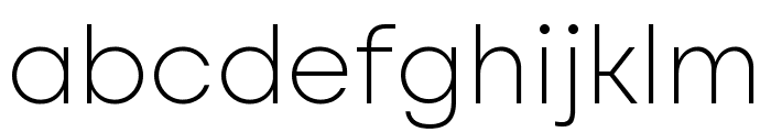 Altone ExtraLight Font LOWERCASE