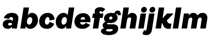 Ambit BlackItalic Font LOWERCASE