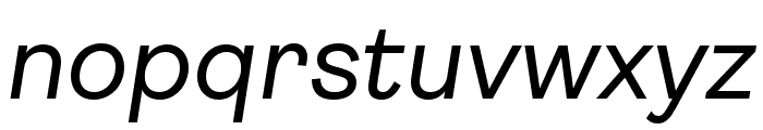 Ambit Italic Font LOWERCASE