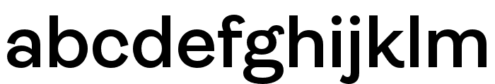 Ambit SemiBold Font LOWERCASE