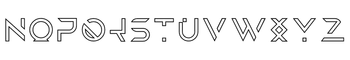 AnuratiProOutline Font LOWERCASE