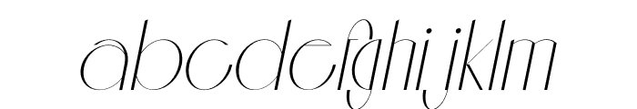 Aouar   Italic Font LOWERCASE