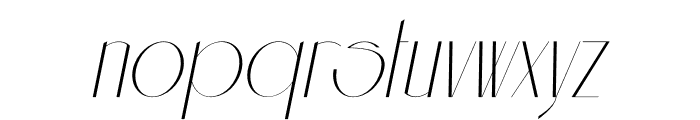 Aouar   Italic Font LOWERCASE