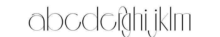 Aouar   Regular Font LOWERCASE