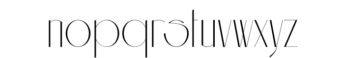 Aouar   Regular Font LOWERCASE