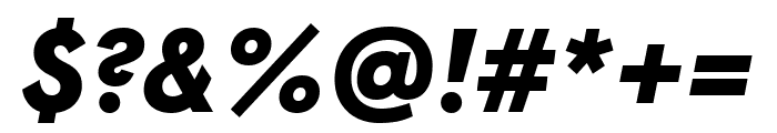 Apercu Black Italic Pro Font OTHER CHARS