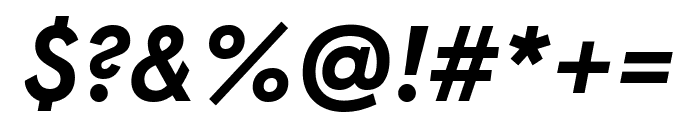 Apercu Bold Italic Pro Font OTHER CHARS