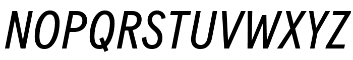 Apercu Condensed Italic Pro Font UPPERCASE