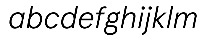 Apercu Light Italic Pro Font LOWERCASE