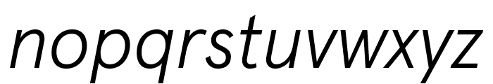 Apercu Light Italic Pro Font LOWERCASE