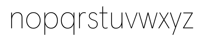 Apercu Thin Pro Font LOWERCASE