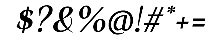 Apoc Dark Italic Font OTHER CHARS