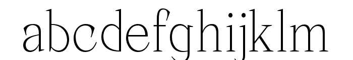 Apoc Light Font LOWERCASE