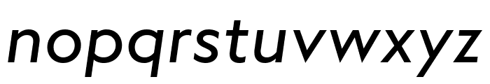 Apta Italic Pro Font LOWERCASE