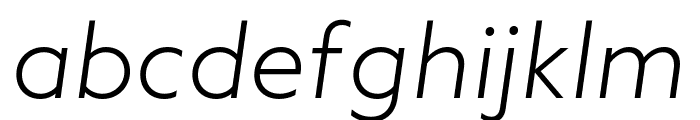 Apta Light Italic Pro Font LOWERCASE