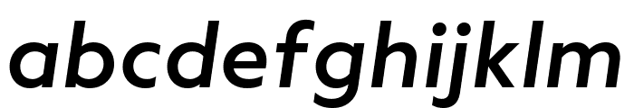 Apta Medium Italic Pro Font LOWERCASE