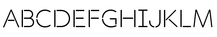 Arc Light Font UPPERCASE