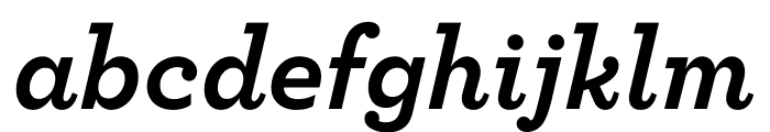 Archer Bold Italic Font LOWERCASE