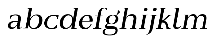 Aremia Italic Font LOWERCASE