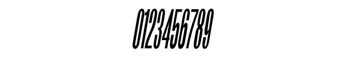 Arges Black Condensed Oblique Font OTHER CHARS