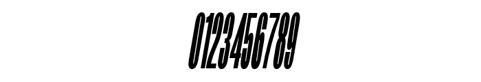 Arges Extra Heavy Condensed Oblique Font OTHER CHARS