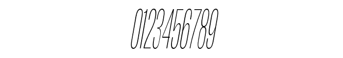 Arges Extra Light Condensed Oblique Font OTHER CHARS