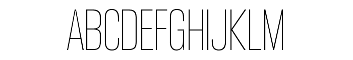 Arges Extra Light Font UPPERCASE