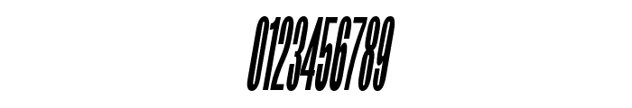Arges Heavy Condensed Oblique Font OTHER CHARS