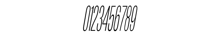 Arges Medium Condensed Oblique Font OTHER CHARS