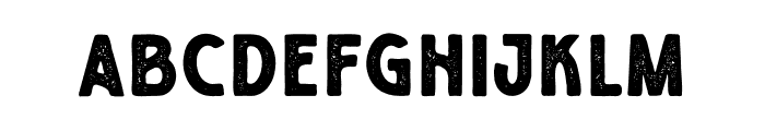 Arinoe   Stamped Font LOWERCASE