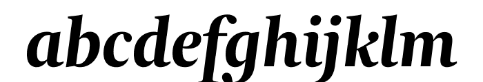 Arnhem Display Bold Italic Font LOWERCASE