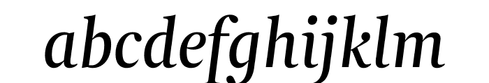 Arnhem Display Normal Italic Font LOWERCASE