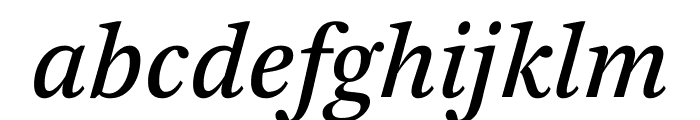 Arnhem Normal Italic Font LOWERCASE