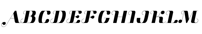 Aston Regular Italic Font UPPERCASE