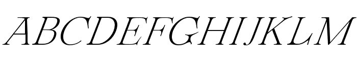 Astrance Italique Font UPPERCASE
