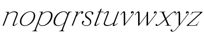 Astrance Italique Font LOWERCASE