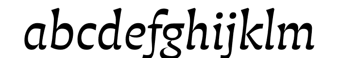 Atahualpa Gris Italica Font LOWERCASE
