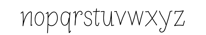 Athenoula Font LOWERCASE