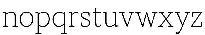 Audela Trial Extralight Font LOWERCASE