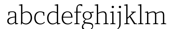 Audela Trial Light Font LOWERCASE