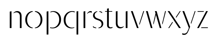 Auguste Sans Light Pro Font LOWERCASE