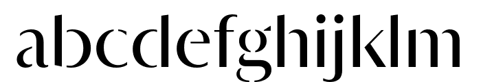 Auguste Sans Medium Pro Font LOWERCASE