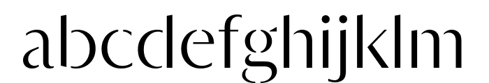 Auguste Sans Regular Pro Font LOWERCASE