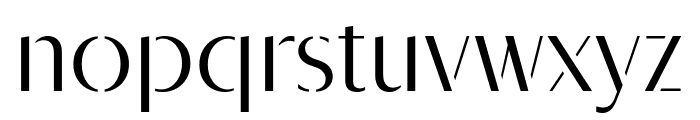 Auguste Sans Regular Pro Font LOWERCASE