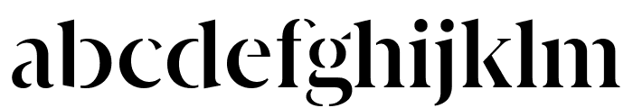 Auguste Serif Bold Pro Font LOWERCASE