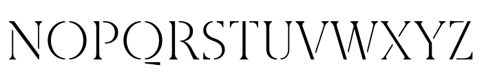 Auguste Serif Light Pro Font UPPERCASE