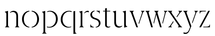 Auguste Serif Light Pro Font LOWERCASE